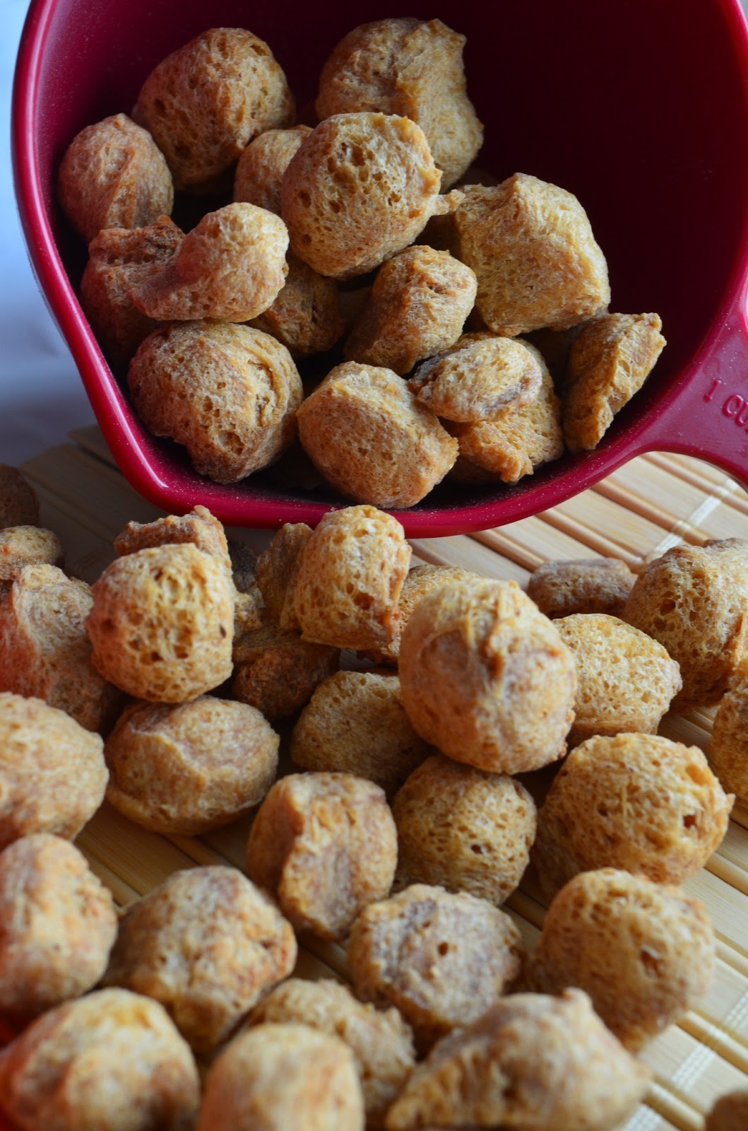 The Fat Lady Stir fried Soya chunks with Indian spices