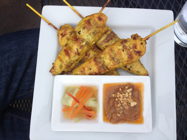 chicken satay thai food