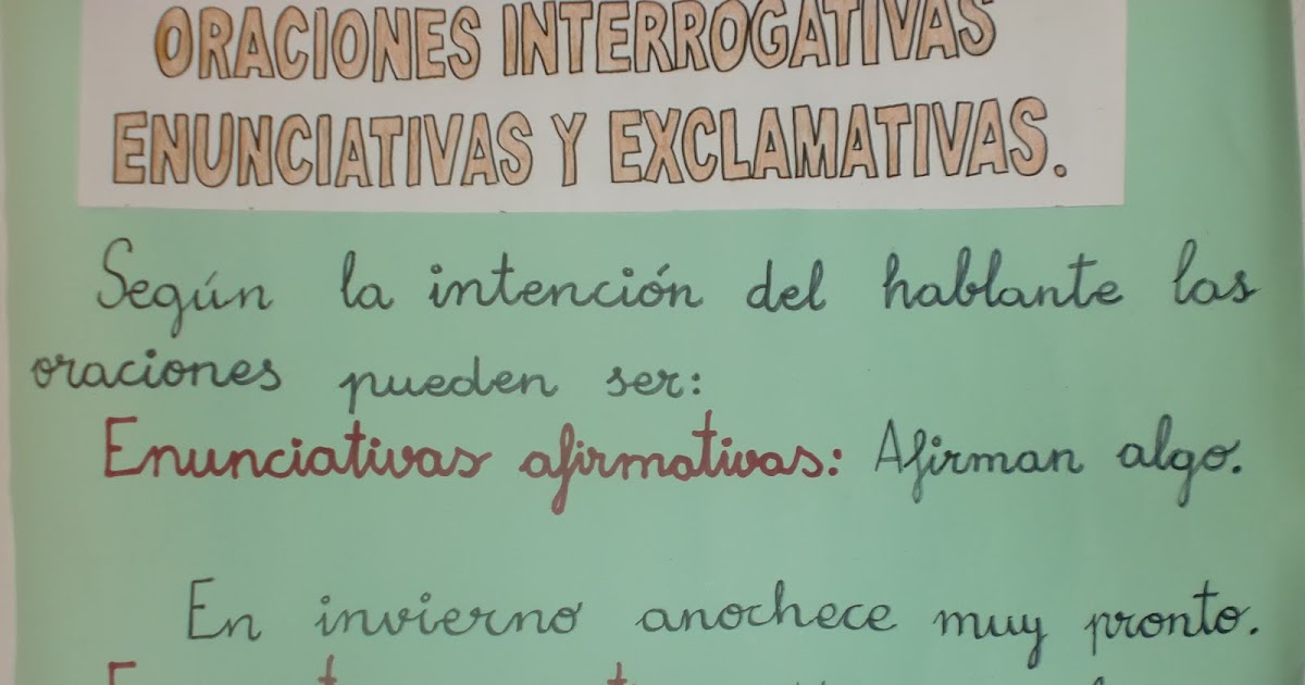 APRENDER ES DIVERTIDO Y CON LAS TIC MUCHO MÁS...: "ORACIONES