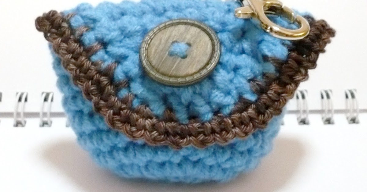 Nicely Created For You Crochet Pattern Small Purse with Flap Cover