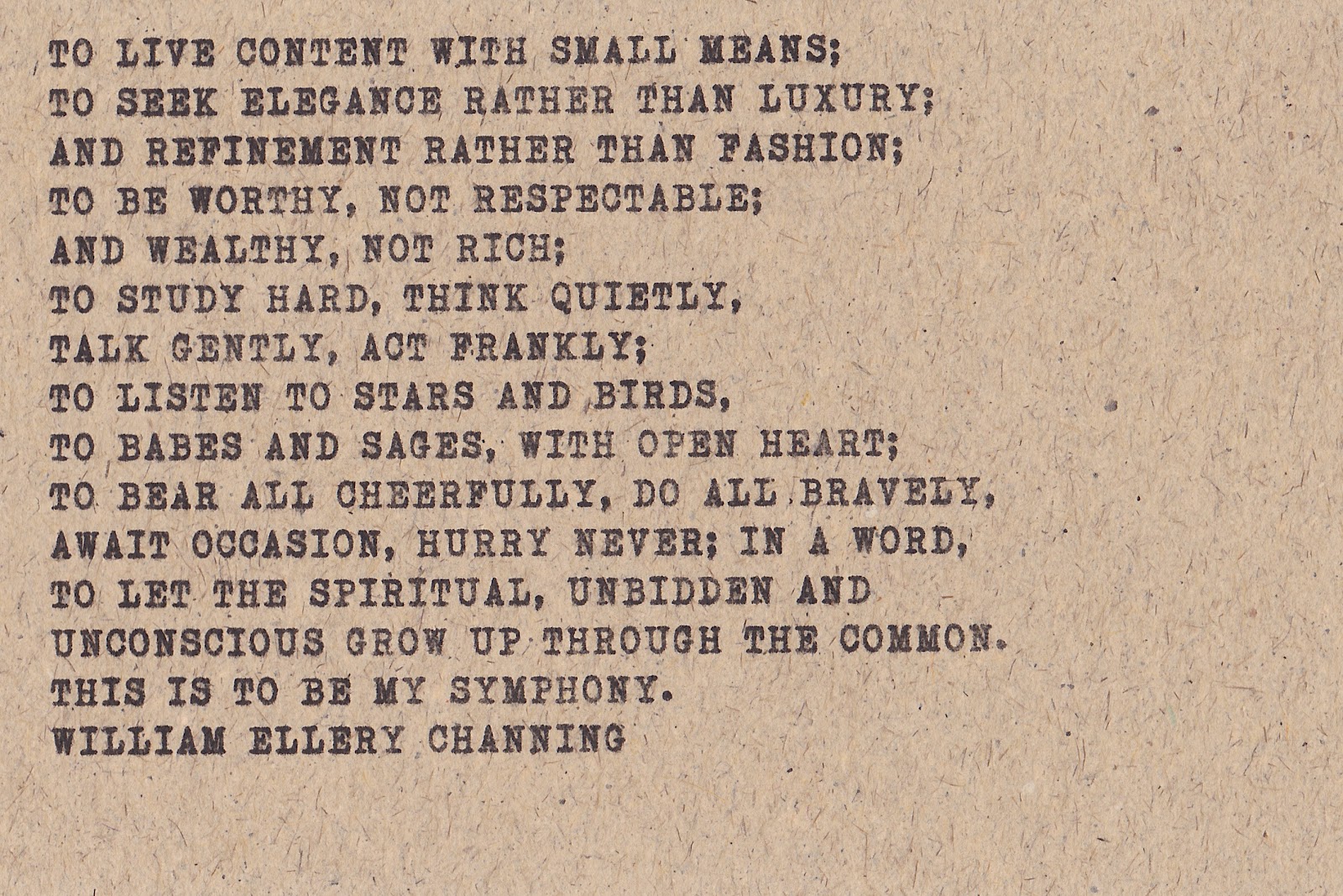 The Lewis List Happy Friday William Ellery Channing's Symphony