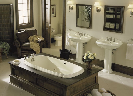 DISEÑOS DE BAÑOS ENTRE LO ANTIGUO Y LO MODERNO - Decoractual - Diseño y