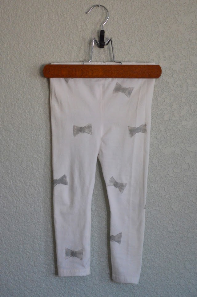 crooked shmooked BOW LEGGINGS tutorial