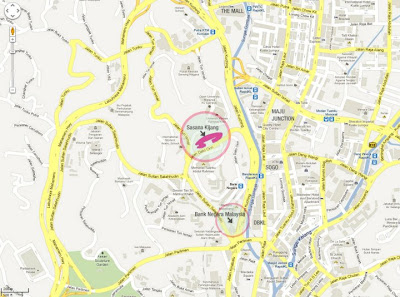 Sasana Kijang Map location Sasana Kijang Map
