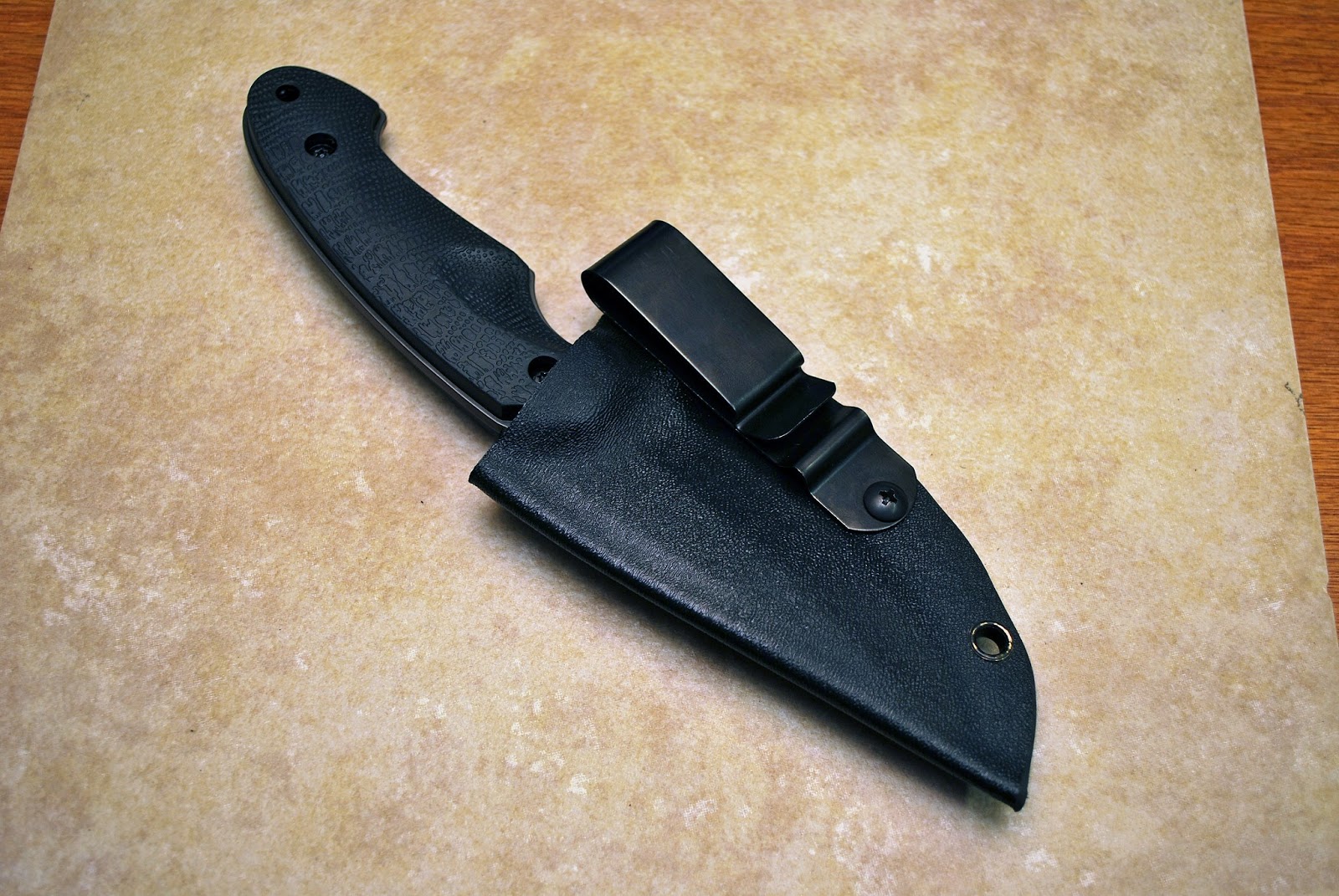 Tactical Oatmeal Quick and dirty Kydex Sheath