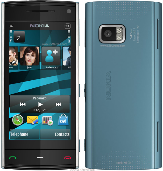 Nokia Mobile X6 8GB Price in India full specification review New chip