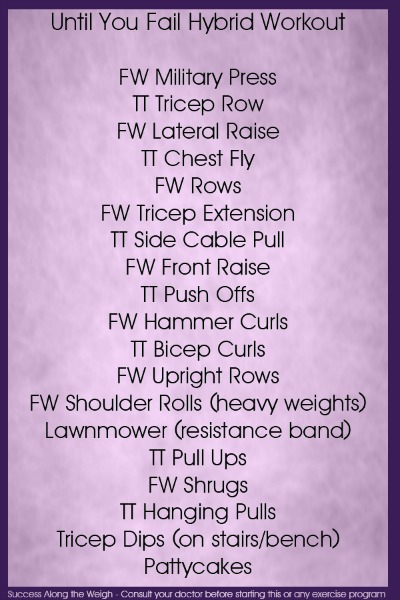 4 Day Workout Upper Body