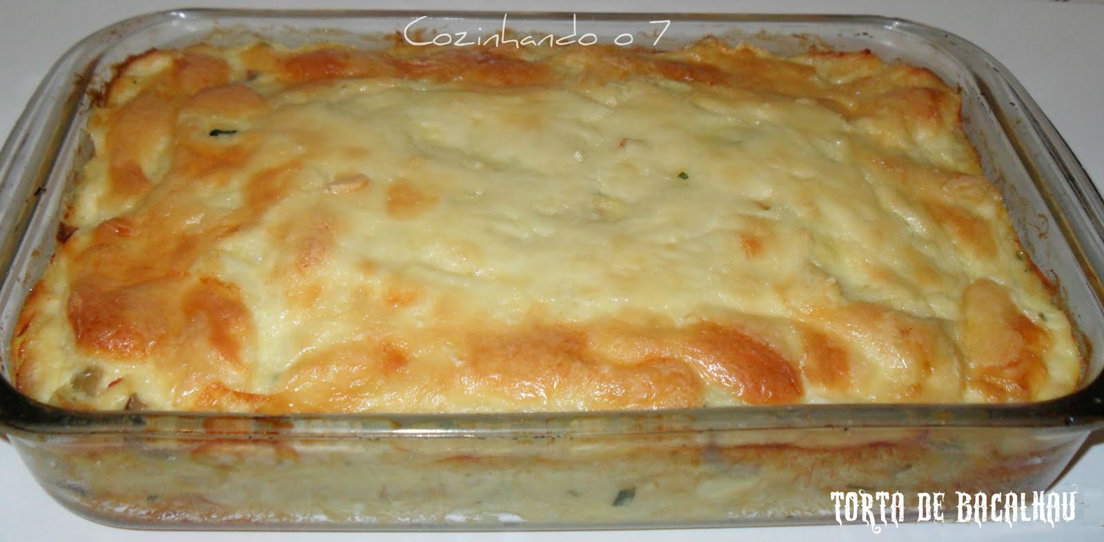 Torta de Bacalhau e Batata Cozinhando o 7