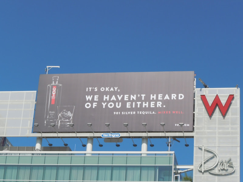 901 Silver Tequila billboard