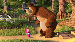 Gambar Animasi Masha and The Bear Lucu Animation Gif Wallpaper