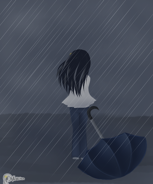 sad anime boy crying