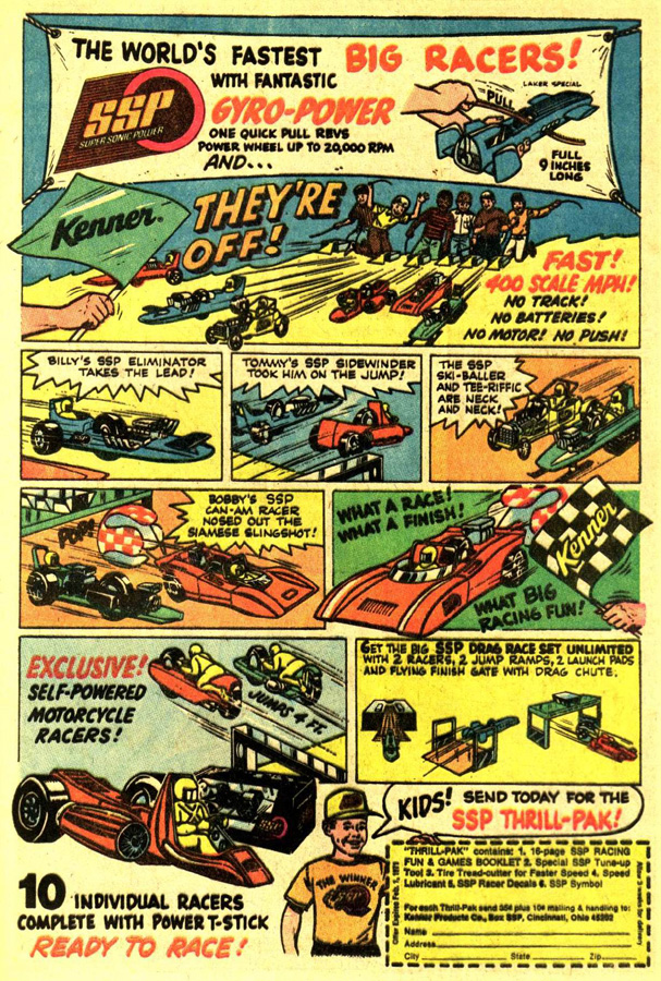 kenner ssp racers