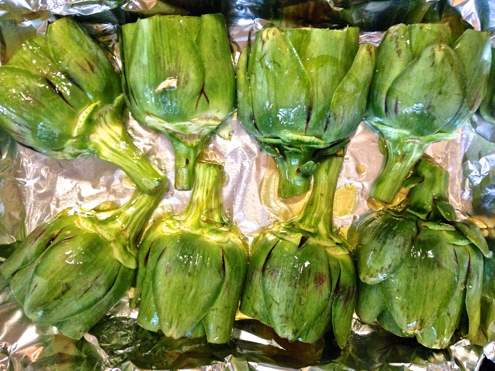 salt & zest Simple Roasted Artichokes