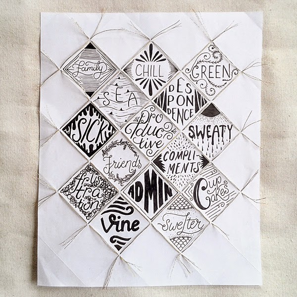 Happiness is... Monthly Instagram Doodle Projects - hand lettering and hand drawn type Happiness is... Monthly Instagram Doodle Projects - hand lettering and hand drawn type