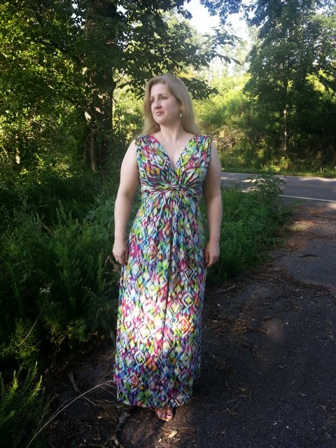burda maxi dress