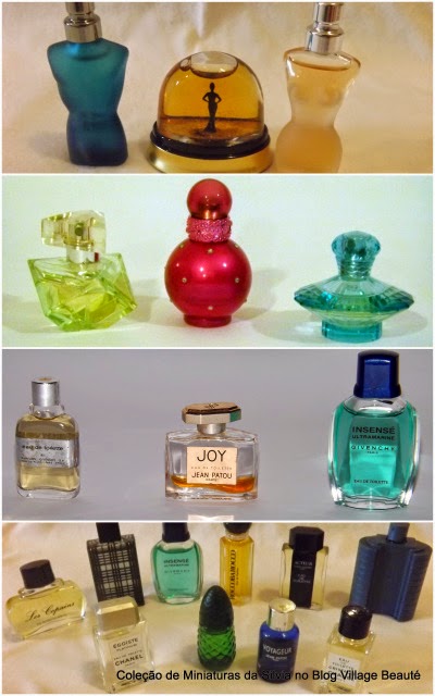 COLEÇÃO DE MINIATURAS PERFUMES DA SILVIA COLEÇÃO DE MINIATURAS PERFUMES