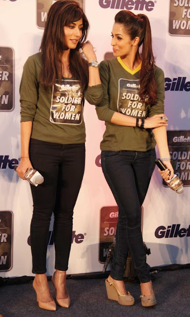 Chitrangda and Mallaika at Gillette Soldier For Women promotional event