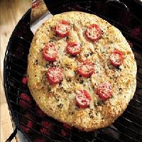 Grilled Margherita Pizza