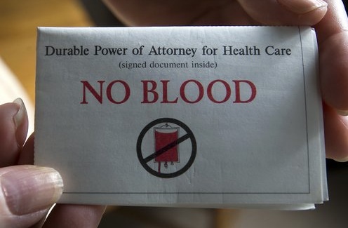 Cartão do sangue (em inglês)