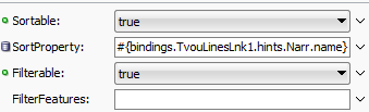 filterFeature property of table column to handle case sensitive search