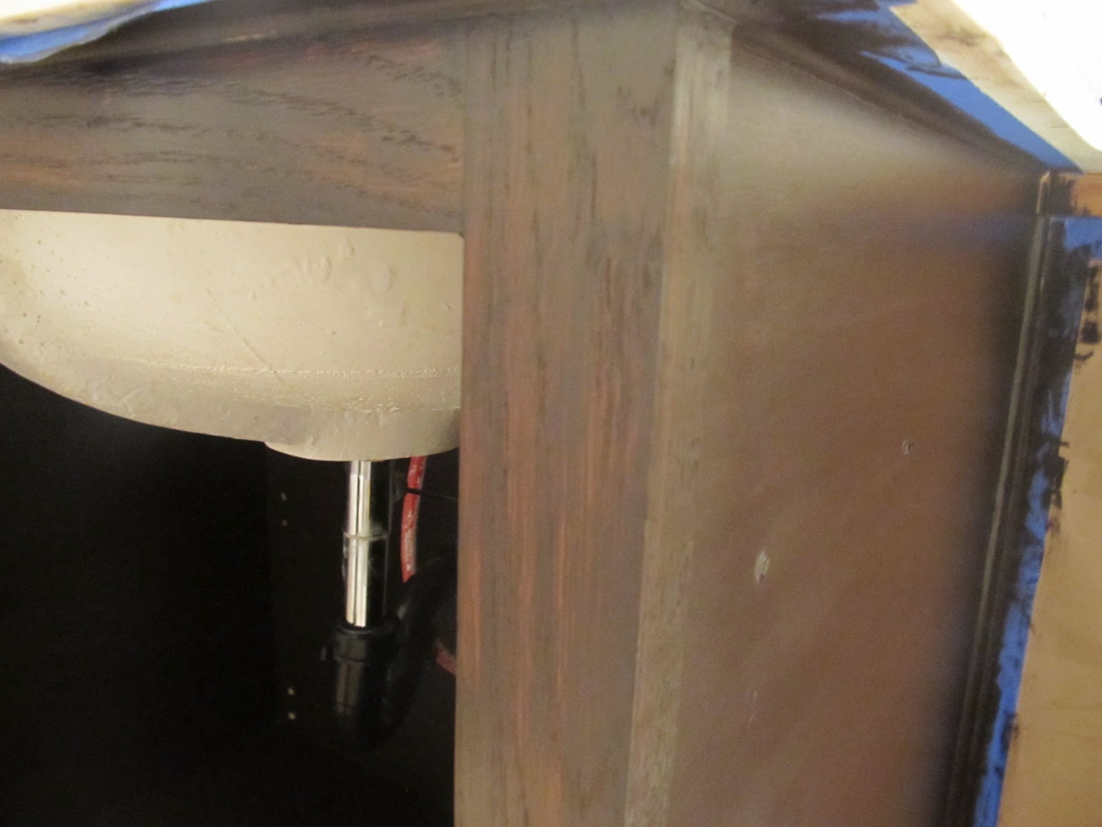 How to refinish laminate kitchen cabinets Gel Stain On Laminate