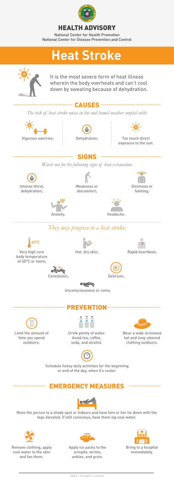 DOH warns against heat stroke this Summer 2014 The Summit Express