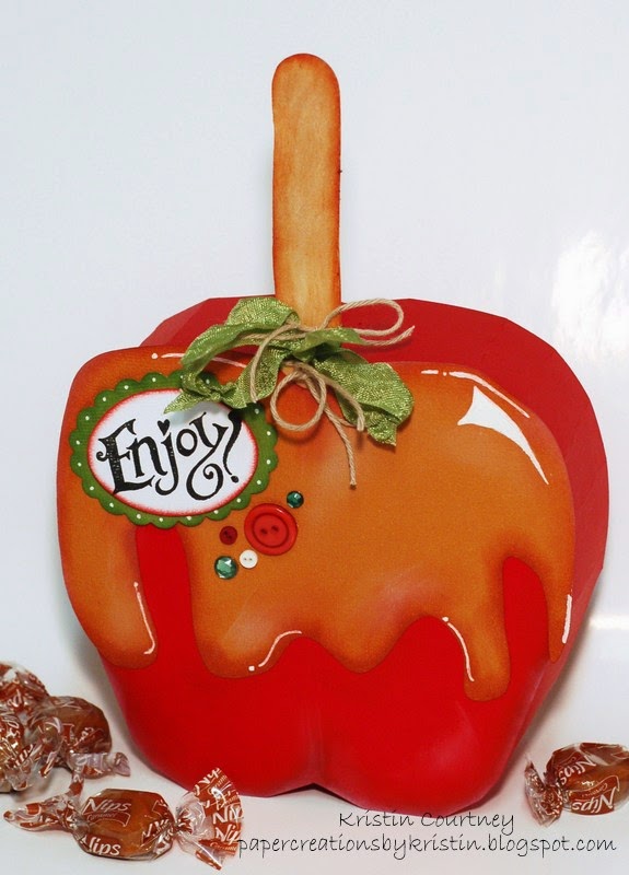 Paper Creations by Kristin Caramel Apple Gift Box
