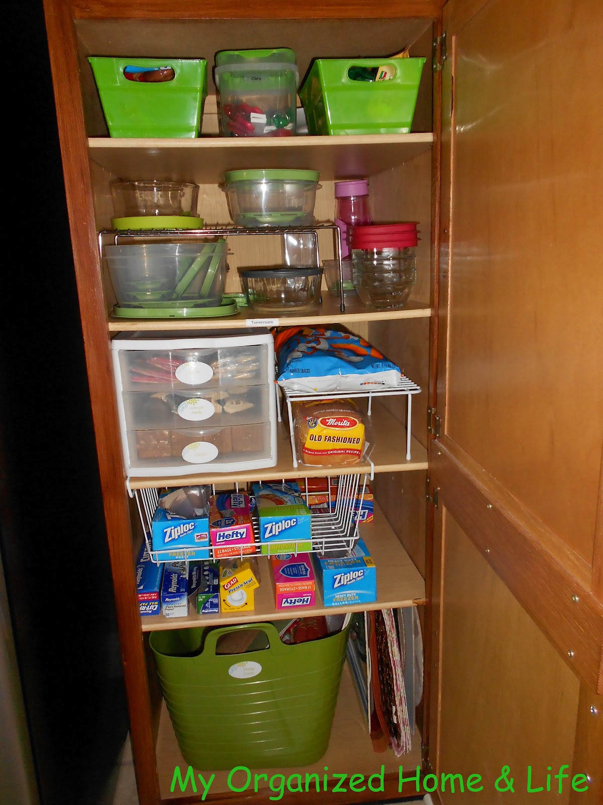 Pantry kitchen cabinet There's a lot in there, so let's break it down level by level. The