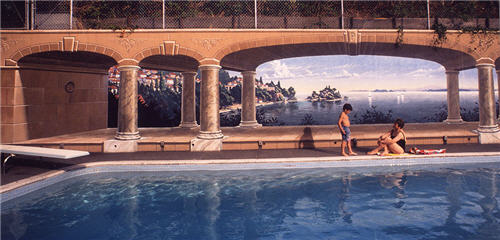 Eric Grohe - Muro de la piscina de la Familia Peizer de Seattle Eric Grohe - Muro de la piscina de la Familia Peizer de Seattle