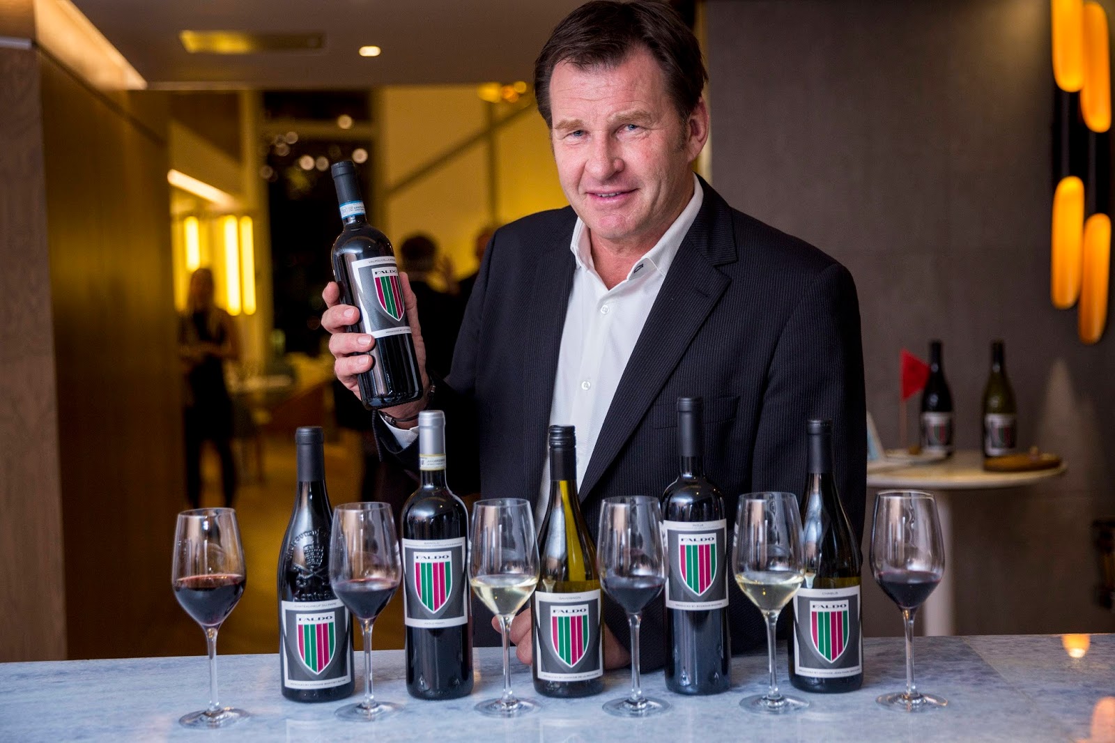 Interview with Sir Nick Faldo at European wine collection launch | Vinspire