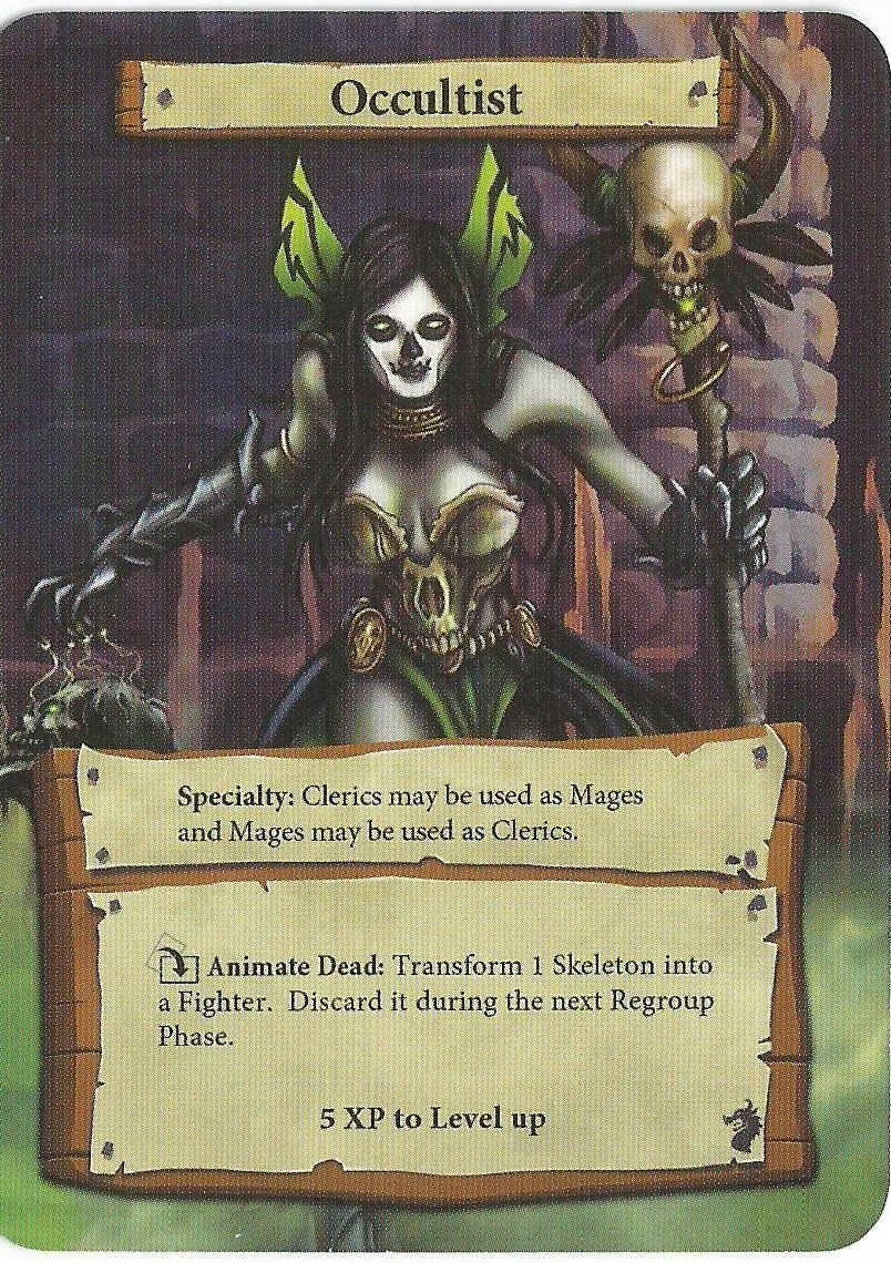Dungeon Roll Occultist Card