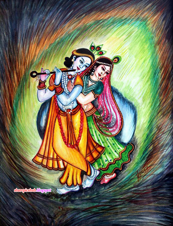 Featured image of post Beautiful Paintings Of Radha Krishna