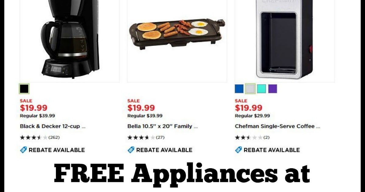 Kohl's Black Friday SalesFREE appliances! Treasuring Life's Blessings