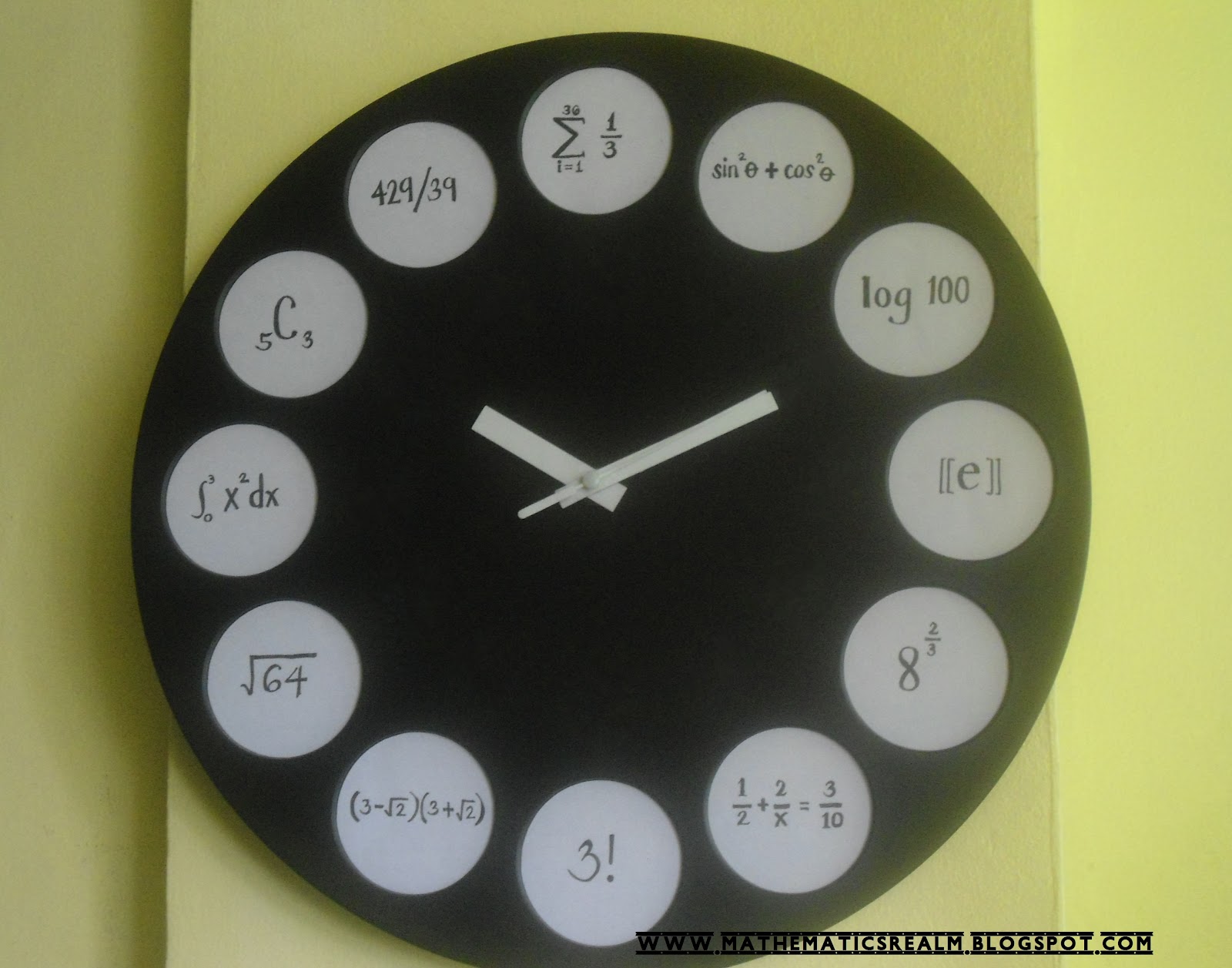 worksheet Clock Math math clock mathematics realm