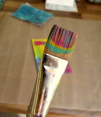 Whoopidooings: Rainbow paintbrush
