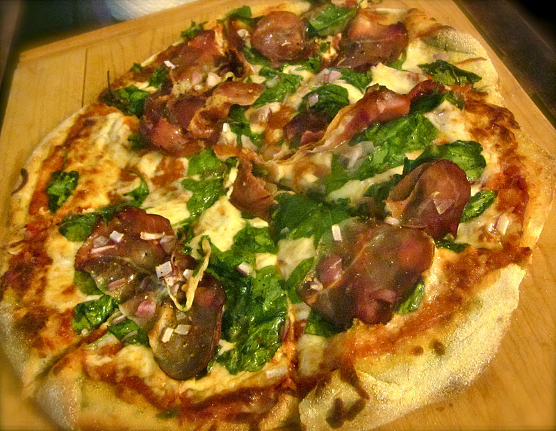 h*t I Bake Trader Joe's Prosciutto and Spinach Pizza