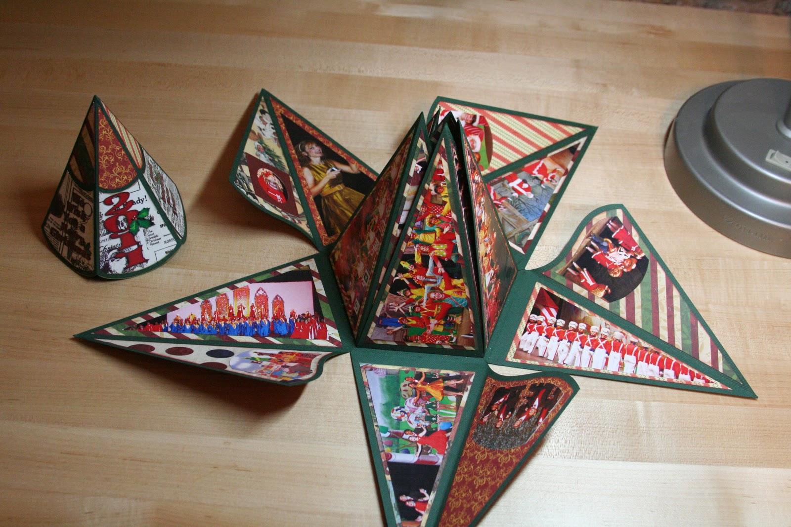 Deb's Crafty Side Christmas Tree Explosion Box