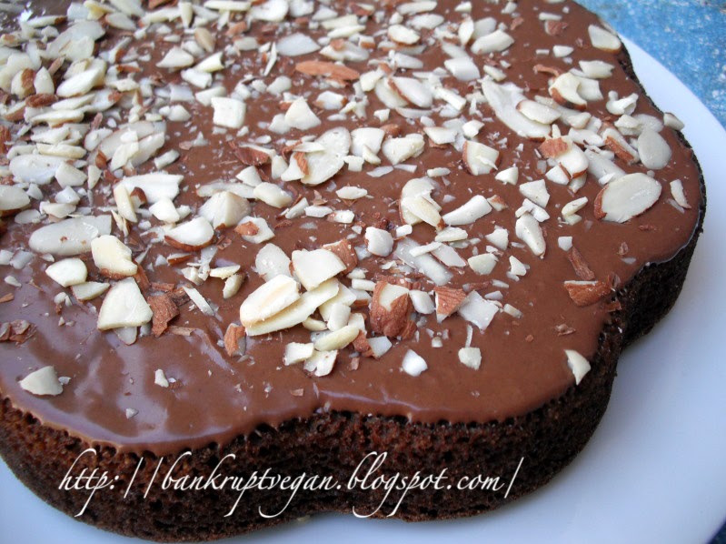 Vegan Wacky Chocolate Cake With Peanut Butter Frosting Vegan Wacky Chocolate Cake With Peanut Butter Frosting