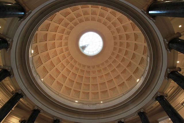 Beautiful dome on the ceiling at National Gallery of Art in Washington DC, USA Beautiful dome on the ceiling at National Gallery of Art in Washington DC, USA