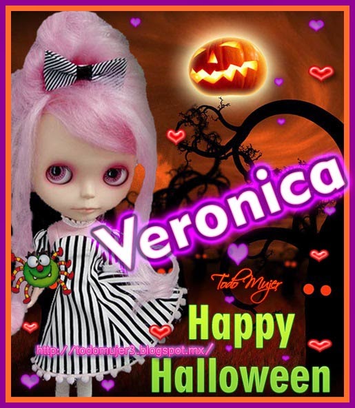 muñequitas de halloween con nombres