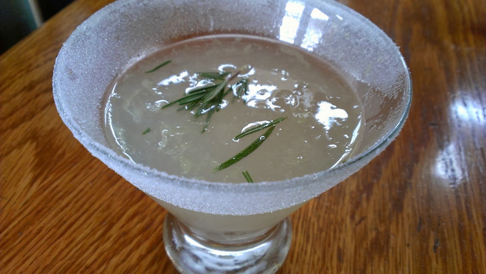 Got it, Cook it Rosemary Grapefruit "Drop" Martini