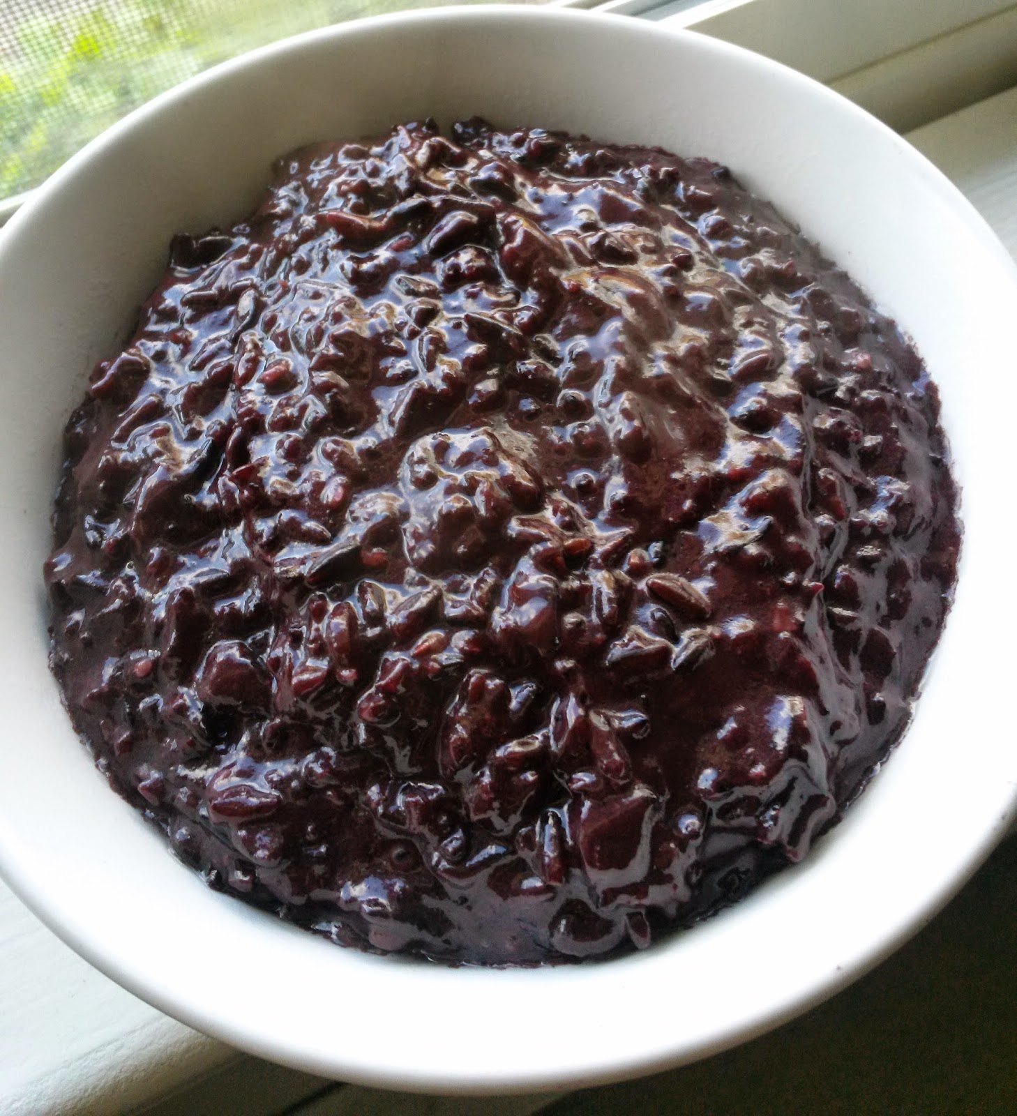 Anna's amazingly tasty food Black Rice Pudding