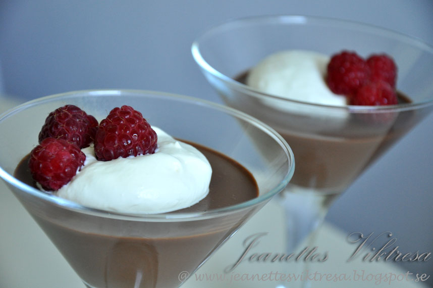 pannacotta med choklad pannacotta med choklad