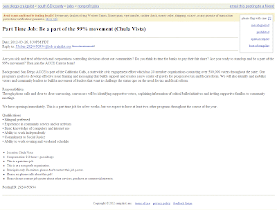 Doo Doo Economics Blog Occupy San Diego Pay Rate 12 Hour