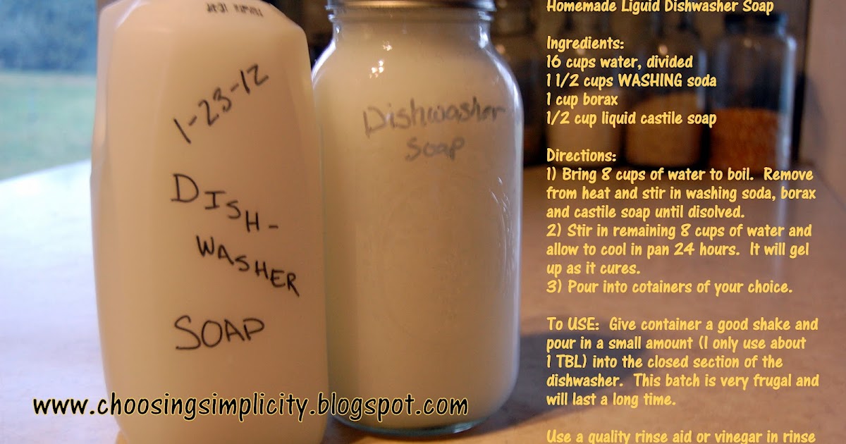 Choosing Simplicity, More than Survival!! WOW this homemade liquid