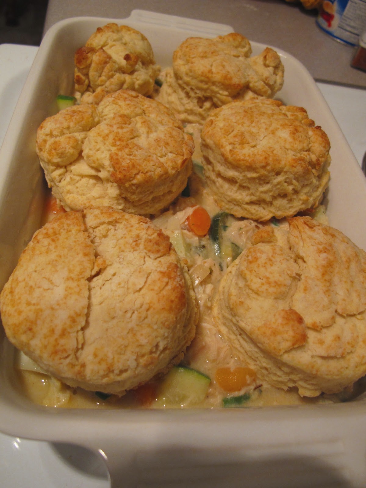 Magnolia Cooks Chicken Pot Pie with Buttermilk Biscuits