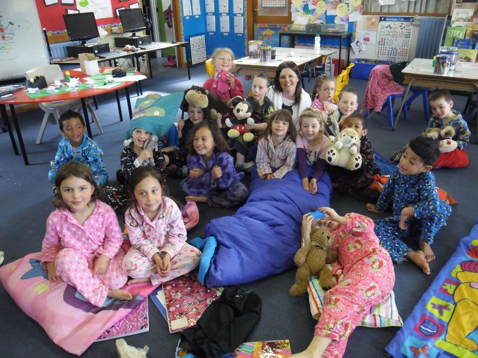Room 8, ENS Pajama Day