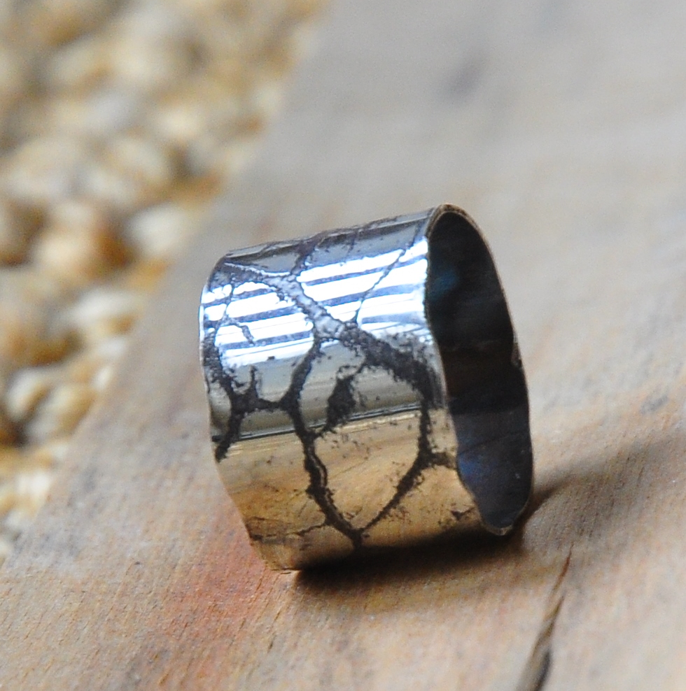 Pickle and flux Etching sterling silver tutorial