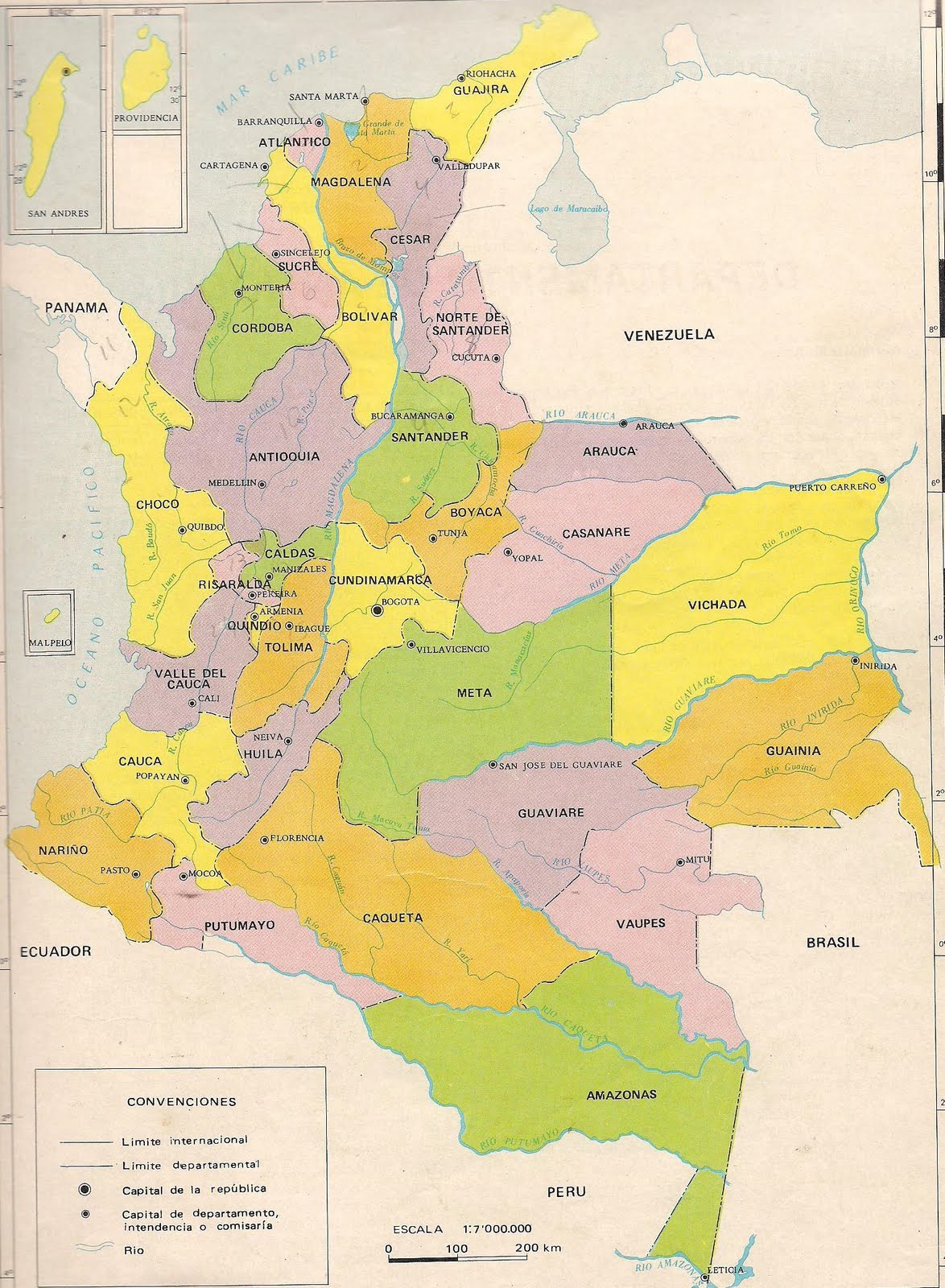 GEOGRAFIA GENERAL DE COLOMBIA geografia general de colombia: