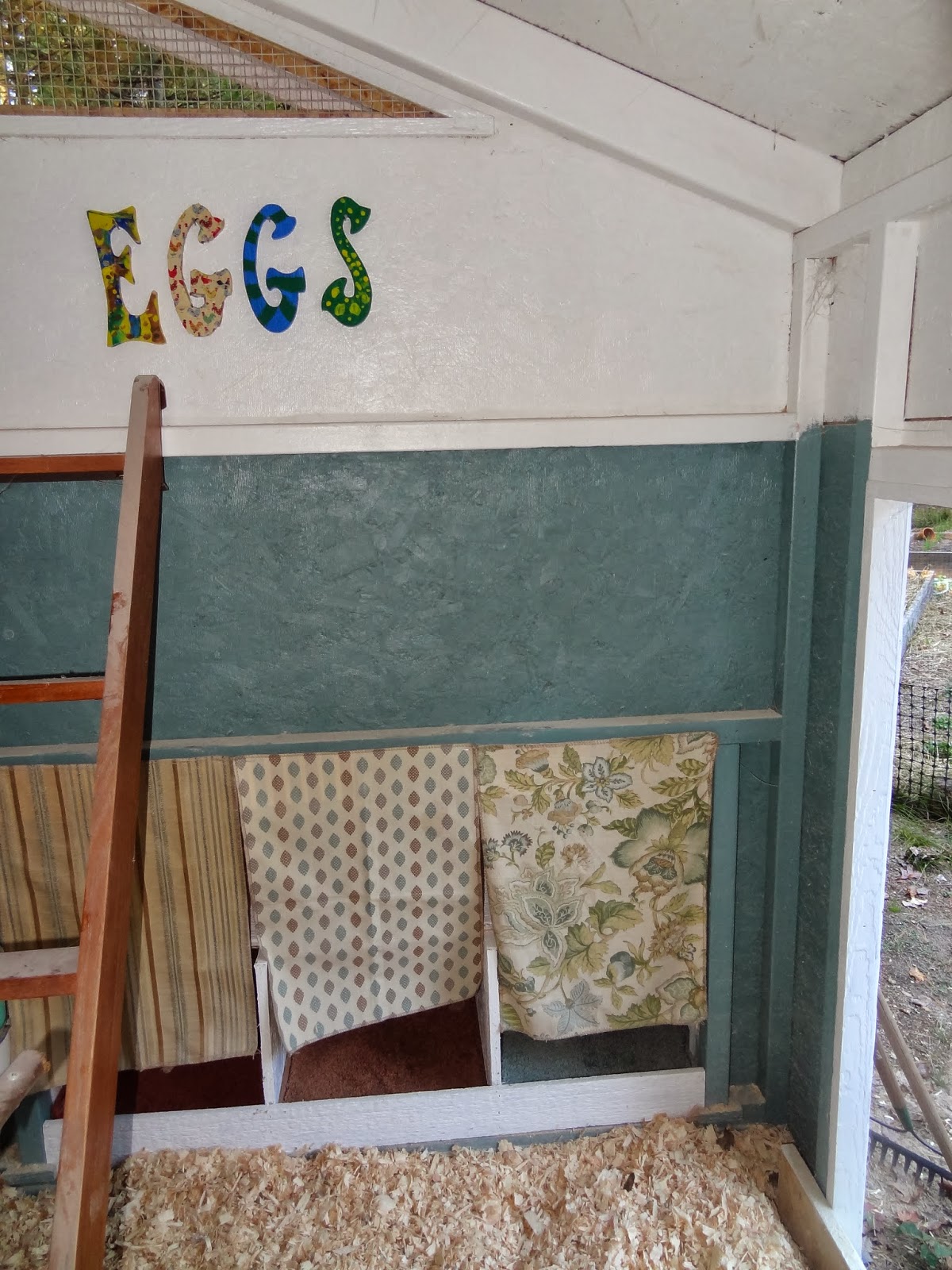 Marci's Garden Nesting Box curtains